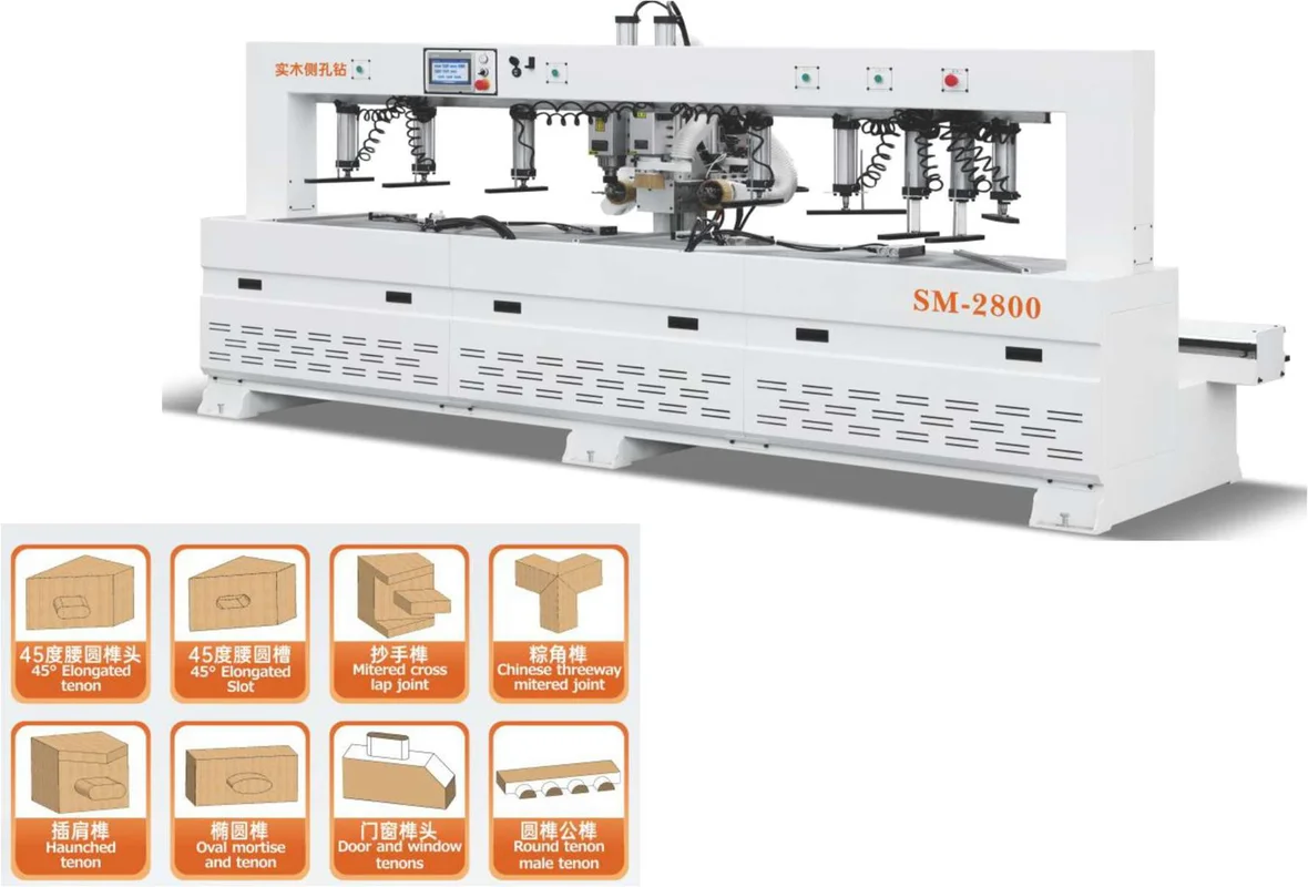 MMS-SM 2800 NC Side Milling for Solid Wood