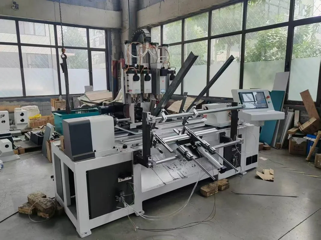 Spec MT1203-7T cnc wood lathe center 4 Heads